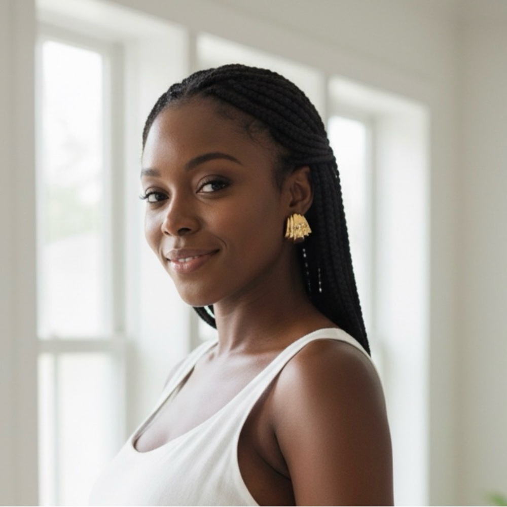 Christian Dior Gold Clip-On Earrings